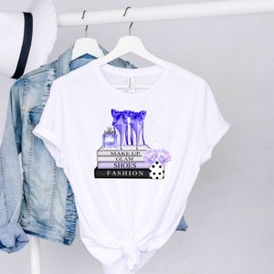 Custom Books and Heels Graphic Tee
